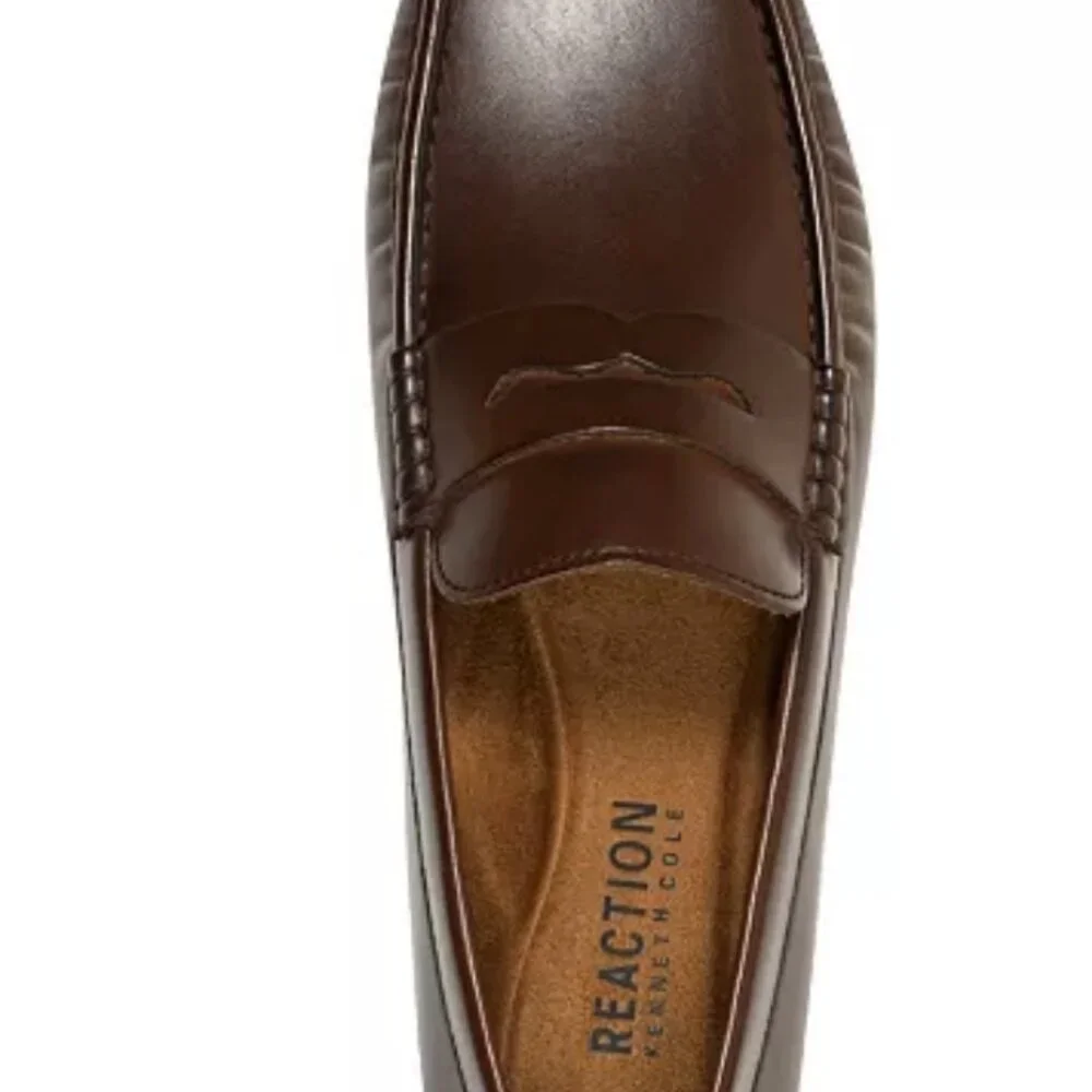 Brand new Kenneth Cole Reaction Men's Sergio Penny Driving Loafers Size 10